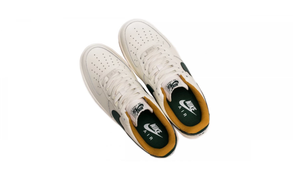 Nike air force 1 low green white best sale